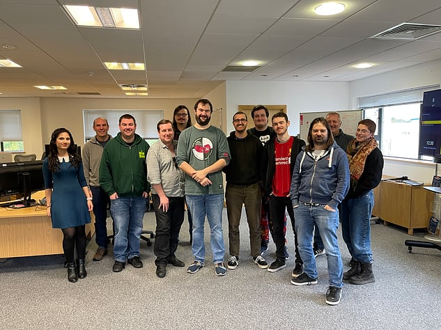 Me & the RSK team members who came into the office for my final day.