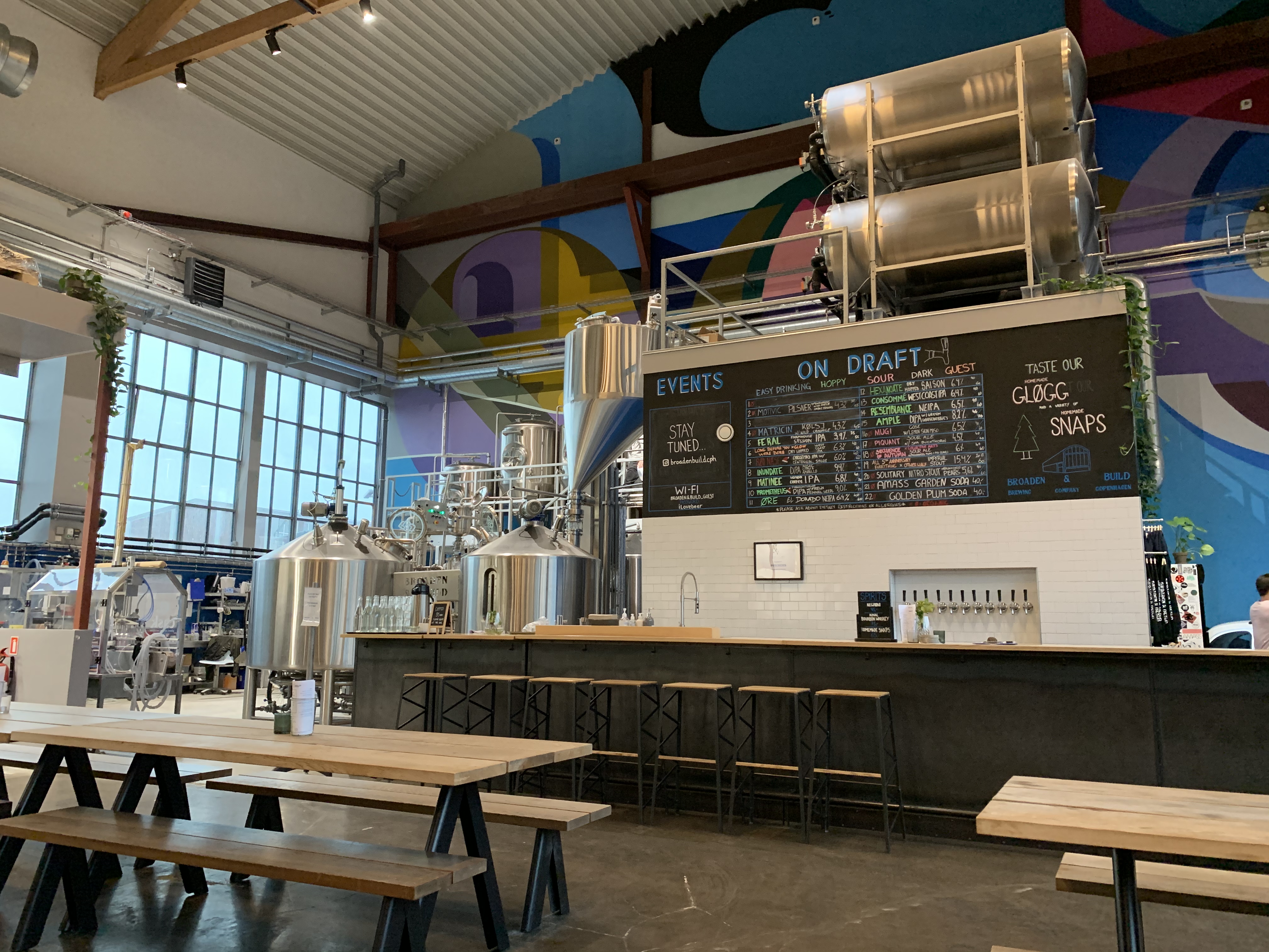 The Broaden & Build brewery in Copenhagen